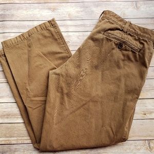 Eddie Bauer Men's 38x30 Tobacco Cotton Pants EUC
